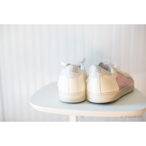 P448 Natural John Mix Media Sneakers 40 NEW - Picture 5 of 6